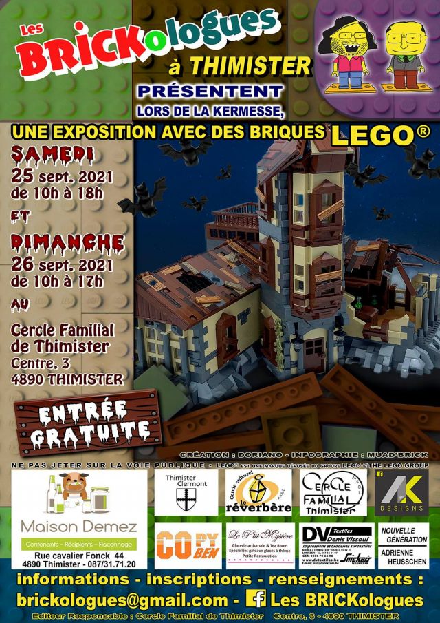 Exposition LEGO Expo LEGO Les BRICKologues à Thimister 2021 à Thimister