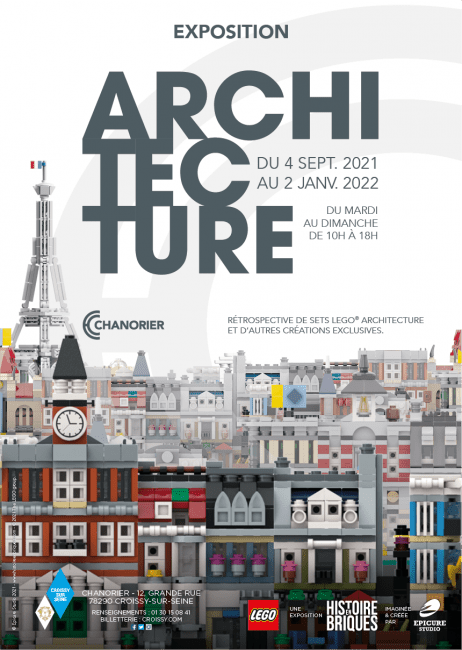 Exposition LEGO Expo LEGO Architecture Croissy-sur-Seine 2021 à Croissy-sur-Seine (78290)