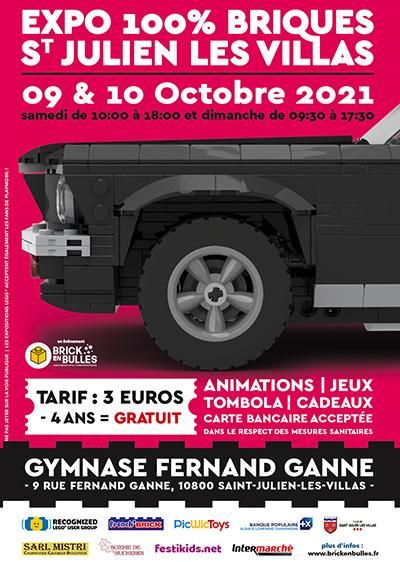 Exposition LEGO Expo LEGO Brick en Bulles St Julien Les Villas 2021 à Saint-Julien-Les-Villas (10800) Exposition LEGO Expo LEGO Brick en Bulles St Julien Les Villas 2021 à Saint-Julien-Les-Villas (10800)