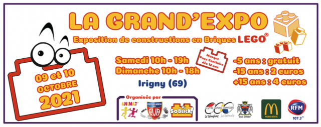 Exposition LEGO Expo LEGO So Brick Irigny 2021 à Irigny (69540)
