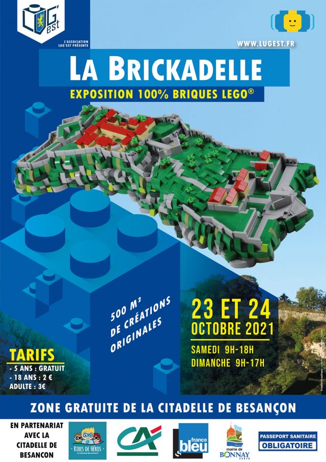 Exposition LEGO Expo LEGO La Brickadelle 2021 à Besaçon (25000)