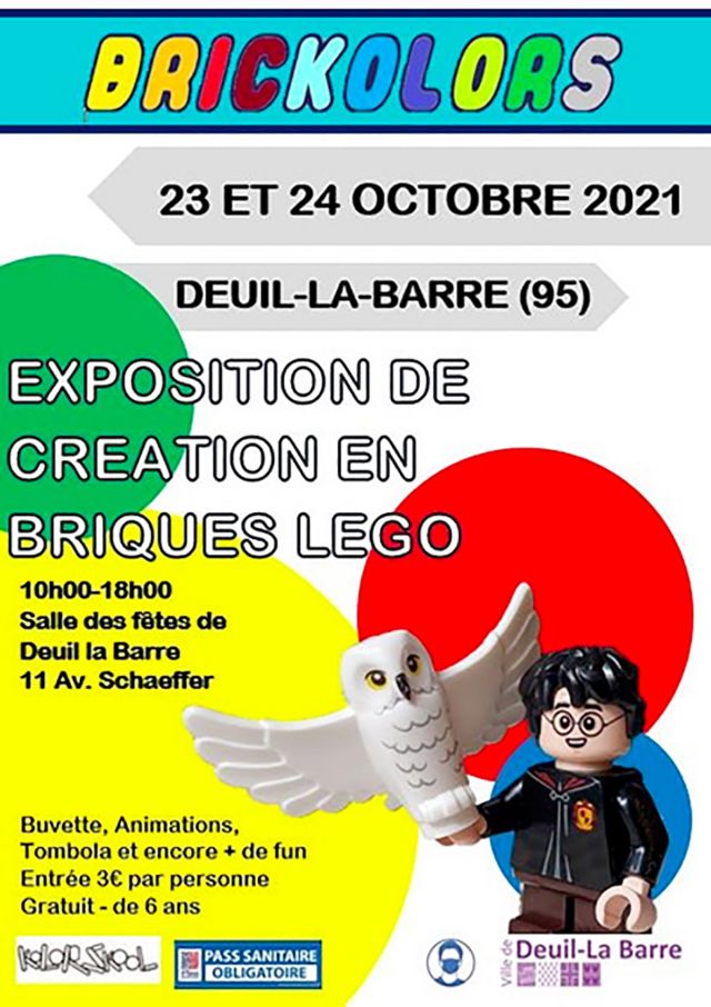 Exposition LEGO Expo LEGO Brickolors 2021 à Deuil-La-Barre (95170)