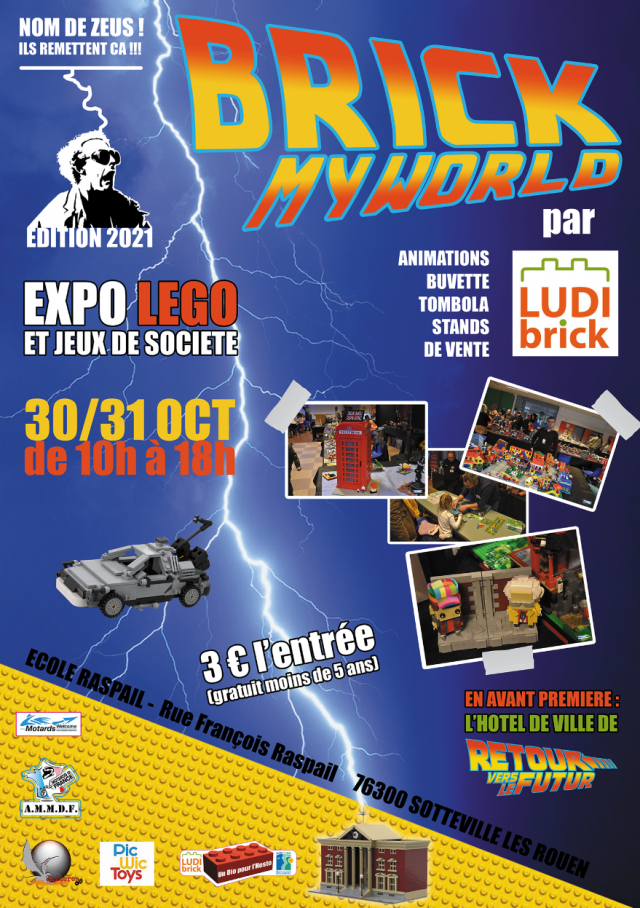 Exposition LEGO Expo LEGO Brick My World Ludibrick 2021 à Sotteville-Les-Rouen (76300)