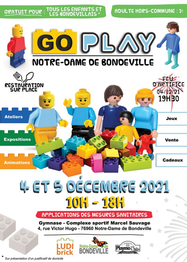 Exposition LEGO Expo LEGO GOPLAY 2021 à Notre Dame de Bondeville (76960) Exposition LEGO Expo LEGO GOPLAY 2021 à Notre Dame de Bondeville (76960)