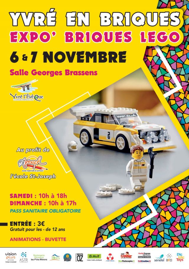 Exposition LEGO Expo LEGO Yvré en Briques 2021 à Yvré-l'Évêque (72530)