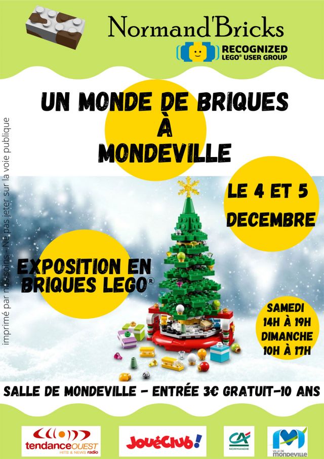 Exposition LEGO Expo LEGO Un monde de briques à Mondeville 2021 à Mondeville (14120) Exposition LEGO Expo LEGO Un monde de briques à Mondeville 2021 à Mondeville (14120)