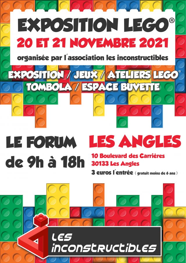 Exposition LEGO Expo LEGO Les Inconstructibles 2021 à Les Angles (30133)
