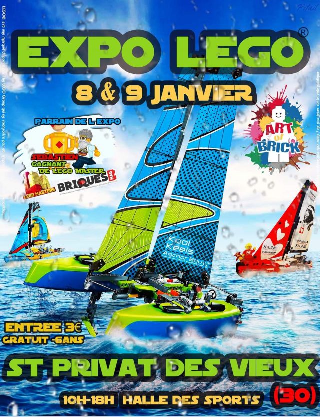 Exposition LEGO Expo LEGO Art of Brick 2022 à Saint-Privat-des-Vieux (30340)
