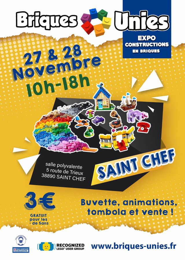 Exposition LEGO Expo LEGO Briques Unies 2021 à Saint-Chef (38890)