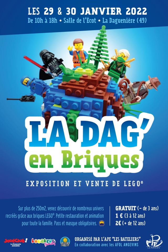 Exposition LEGO Expo LEGO La Dag' en Briques 2022 à La Daguenière (49800)