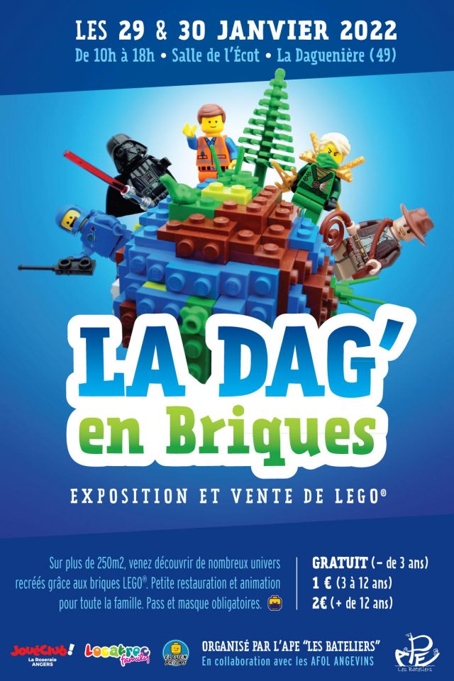 Exposition LEGO Expo LEGO La Dag' en Briques 2022 à La Daguenière (49800) Exposition LEGO Expo LEGO La Dag' en Briques 2022 à La Daguenière (49800)