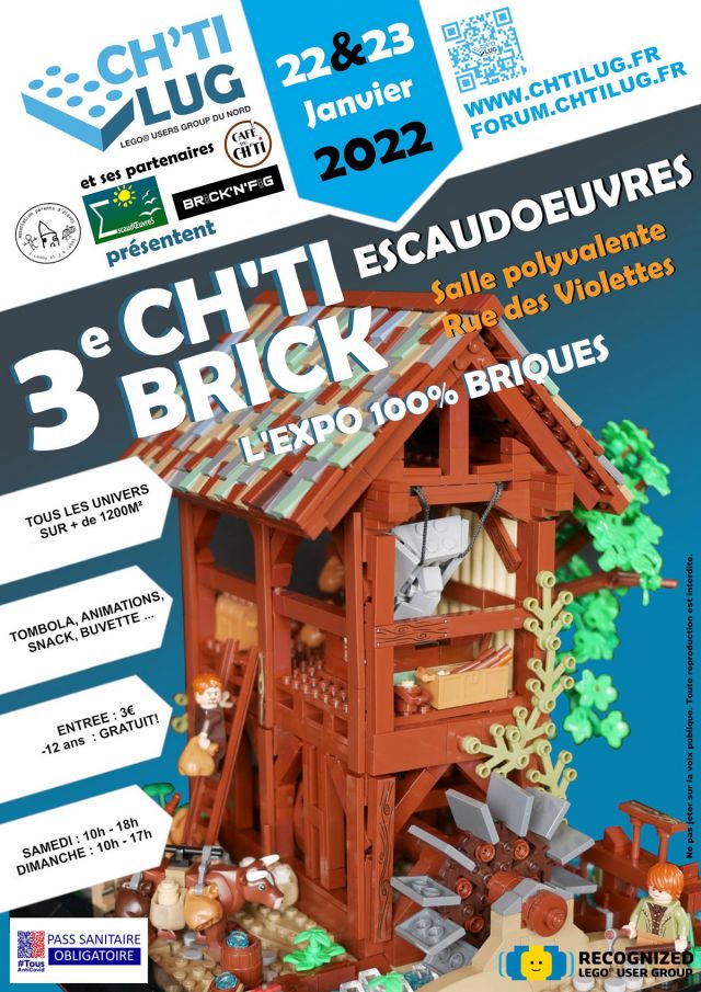 Exposition LEGO 3ème Ch'ti Brick à Escaudoeuvres 2022 à Escaudœuvres (59161)