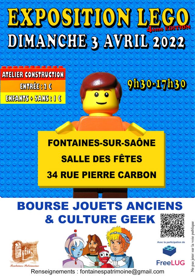 Exposition LEGO Expo LEGO Fontaines Patrimoine 2022 à Fontaines-sur-Saône (69270)