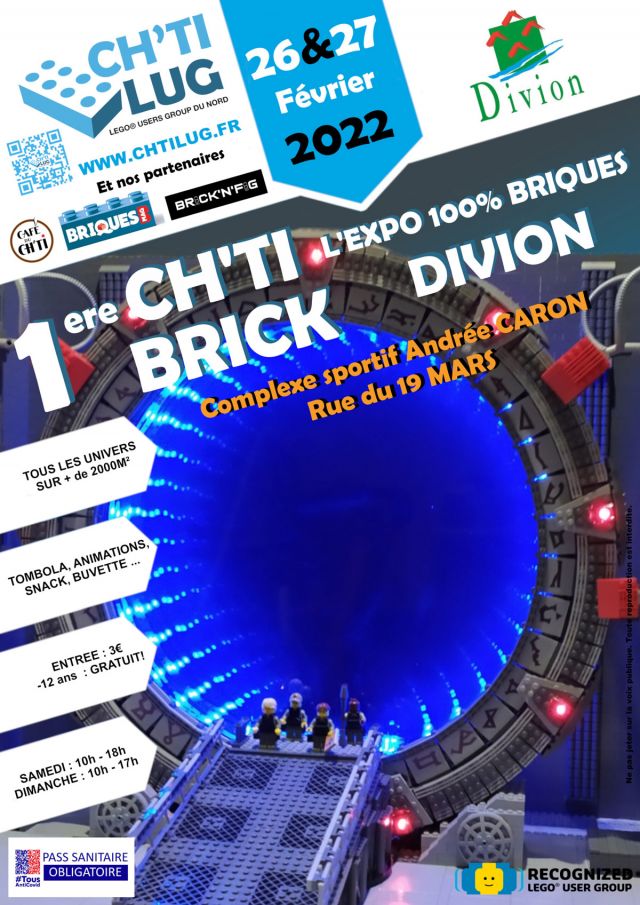 Exposition LEGO Expo LEGO 1ère Ch'ti Brick 2022 à Divion (62460)