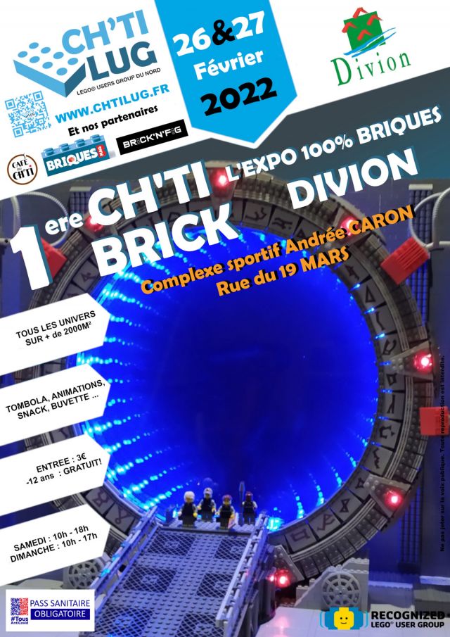 Exposition LEGO Expo LEGO 1ère Ch'ti Brick 2022 à Divion (62460) Exposition LEGO Expo LEGO 1ère Ch'ti Brick 2022 à Divion (62460)