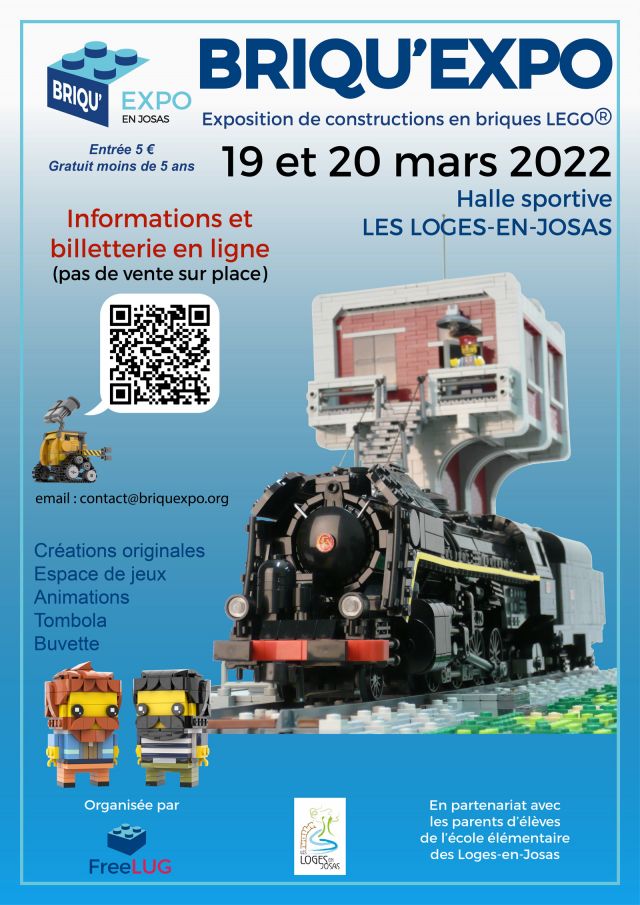 Exposition LEGO Expo LEGO Briqu'Expo Loges-en-Josas 2022 à Les Loges-en-Josas (78350)