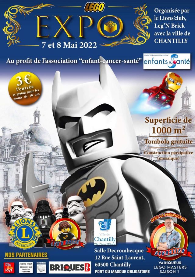 Exposition LEGO Expo LEGO Chantilly Leg'N Brick 2022 à Chantilly (60500)