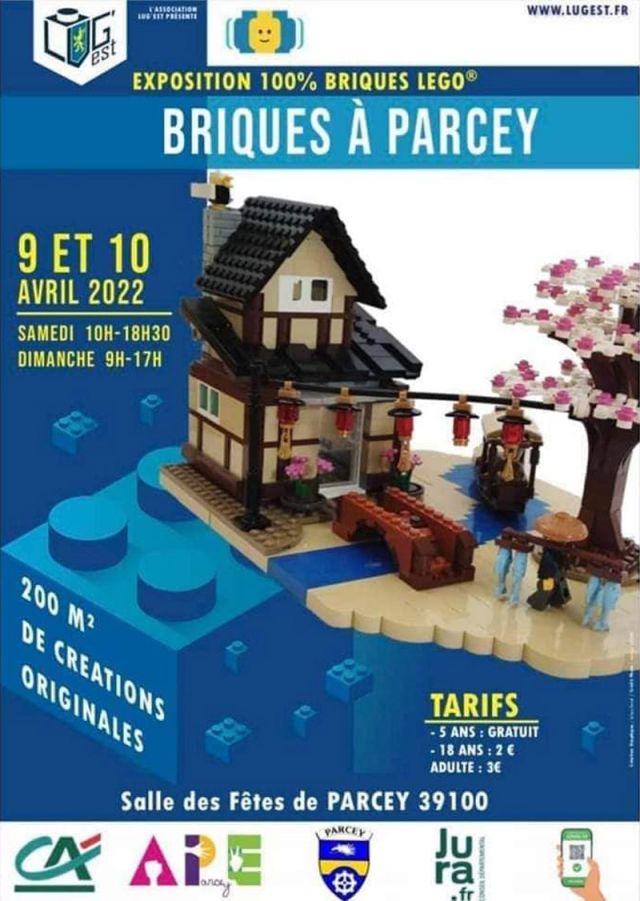 Exposition LEGO Expo LEGO Briques à Parcey 2022 à Parcey (39100) Exposition LEGO Expo LEGO Briques à Parcey 2022 à Parcey (39100)
