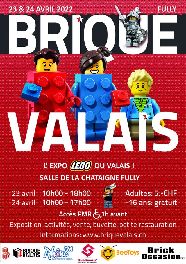 Exposition LEGO Expo LEGO Brique Valais à Fully 2022 à Fully (1926) Exposition LEGO Expo LEGO Brique Valais à Fully 2022 à Fully (1926)