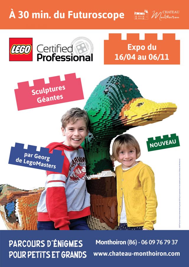 Exposition LEGO Expo LEGO au Château de Monthoiron 2022 à Monthoiron (86210)