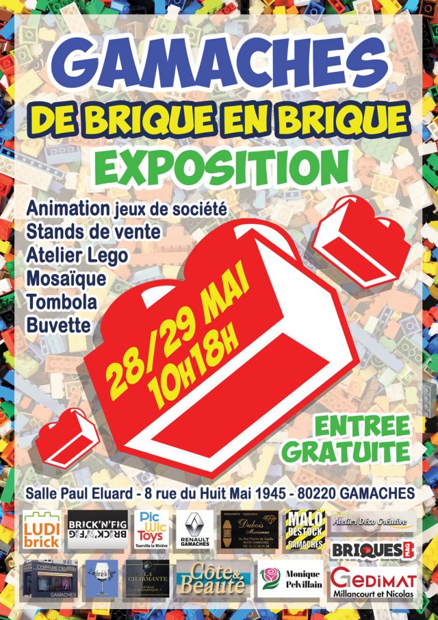 Exposition LEGO Expo LEGO "De brique en brique" Gamaches 2022 à Gamaches (80220)