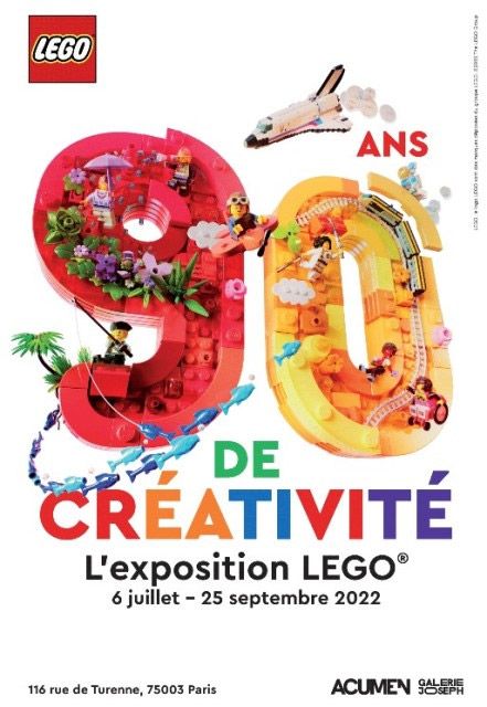 Exposition LEGO Expo LEGO 90 ans de créativité à Paris (75003)