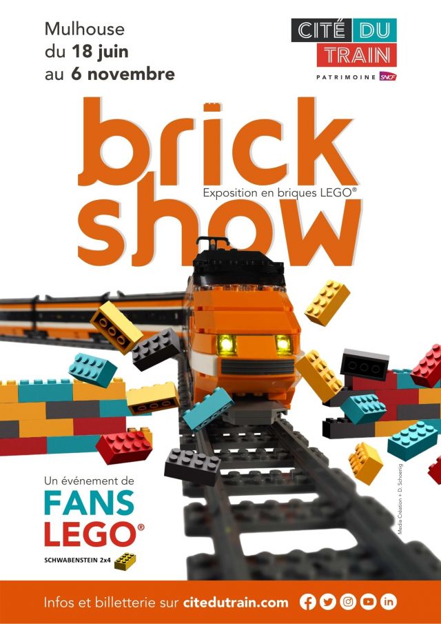 Exposition LEGO Expo LEGO Brick Show Cité du Train 2022 à Mulhouse (68200)