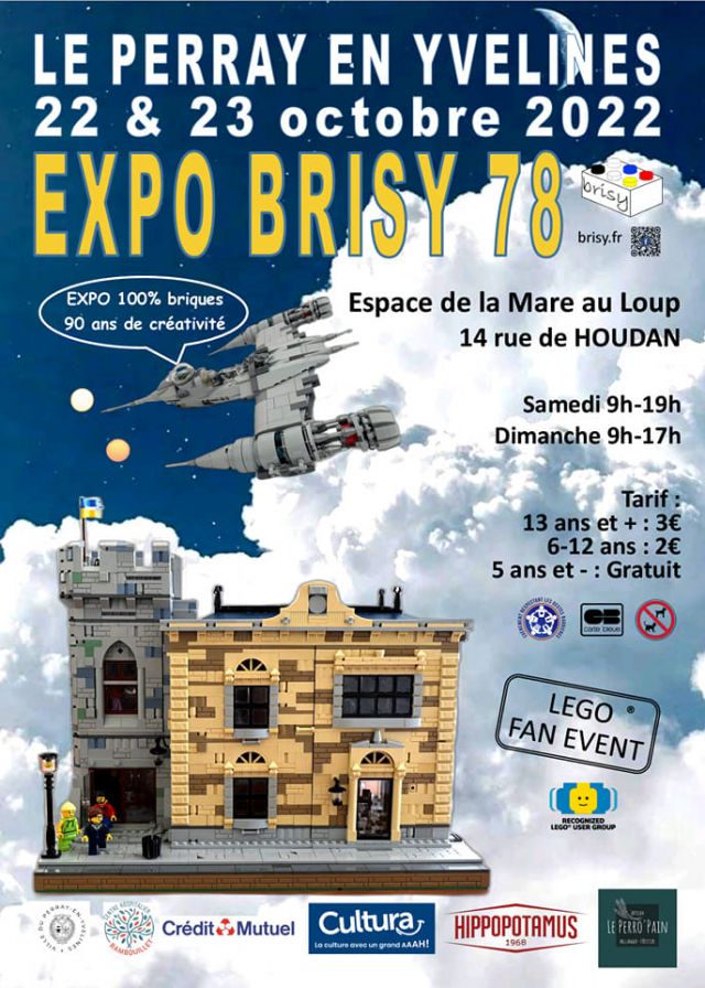 Exposition LEGO Expo LEGO Brisy 2022 à Le Perray-en-Yvelines (78610)