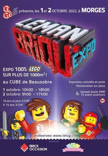 Exposition LEGO Expo LEGO Léman Briqu'Expo 2022 à Morges (1110)