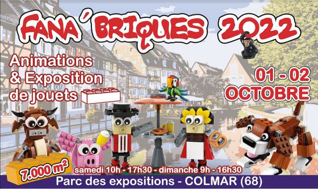 Exposition LEGO Expo LEGO Fana'Briques 2022 à Colmar (68000)