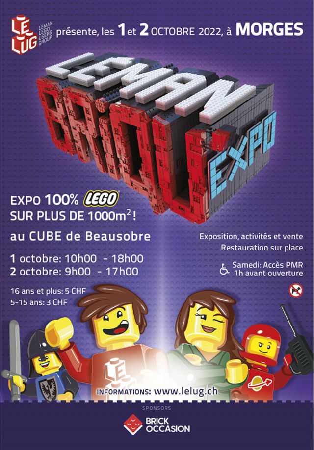 Exposition LEGO Expo LEGO Léman Briqu'Expo 2022 à Morges (1110)