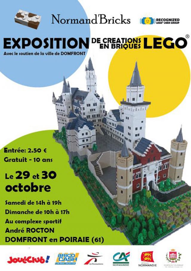 Exposition LEGO Expo LEGO Normand'Brick 2022 à Domfront en Poiraie (61700)