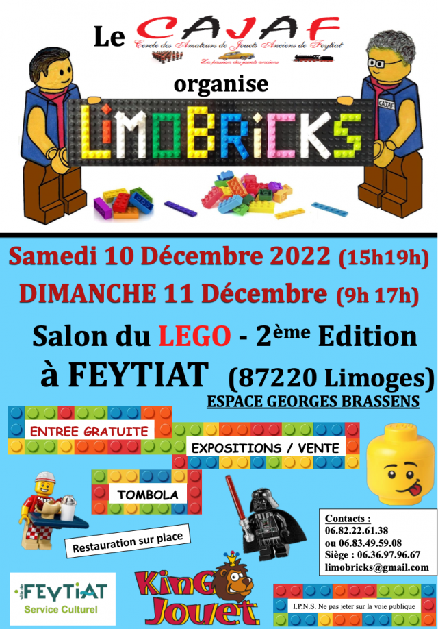 Exposition LEGO Expo LEGO LimoBricks 2022 à Feytiat (87220)