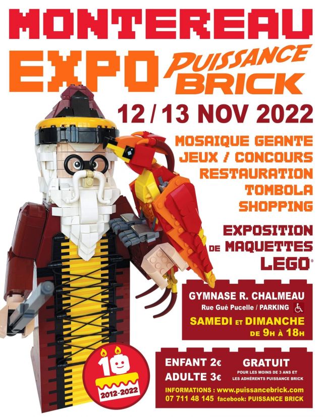 Exposition LEGO Expo LEGO Puissance Brick Montereau 2022 à Montereau (77130)