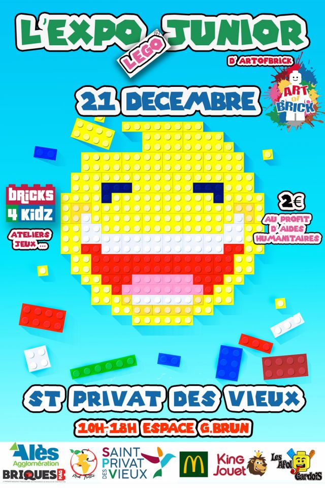 Exposition LEGO Expo LEGO Junior d'Art of Bricks 2022 à Saint-Privat-des-Vieux (30340)