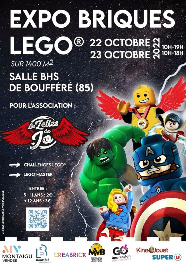 Exposition LEGO Expo LEGO Boufféré 2022 à Montaigu-Vendée (85600) Exposition LEGO Expo LEGO Boufféré 2022 à Montaigu-Vendée (85600)