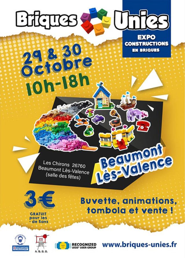 Exposition LEGO Expo LEGO à Beaumon-Lès-Valence 2022 à Beaumont-Lès-Valence (26760) Exposition LEGO Expo LEGO à Beaumon-Lès-Valence 2022 à Beaumont-Lès-Valence (26760)