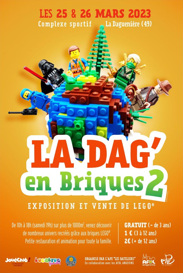 Exposition LEGO Expo LEGO La Dag' en Briques 2 à La Daguenière (49800) Exposition LEGO Expo LEGO La Dag' en Briques 2 à La Daguenière (49800)