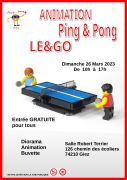 Exposition LEGO Giez (74210) - Animation LEGO et journée découverte Ping Pong