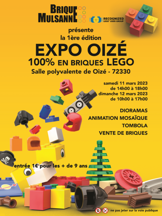Exposition LEGO Expo LEGO Oizé 2023 à Oizé (72330)