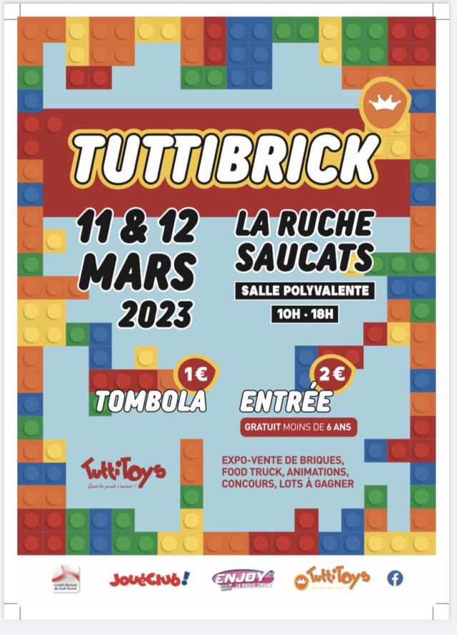 Exposition LEGO Expo LEGO Tuttibrick 2023 à Saucats (33650)