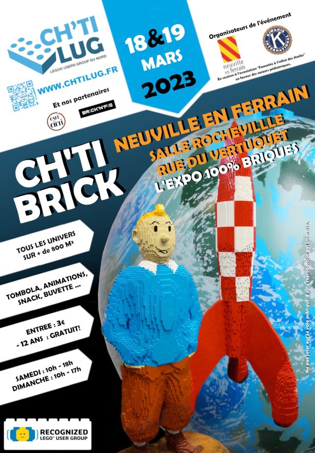Exposition LEGO Expo LEGO Ch'Ti Brick Neuville en Ferrain 2023 à Neuville en Ferrain (59960) Exposition LEGO Expo LEGO Ch'Ti Brick Neuville en Ferrain 2023 à Neuville en Ferrain (59960)