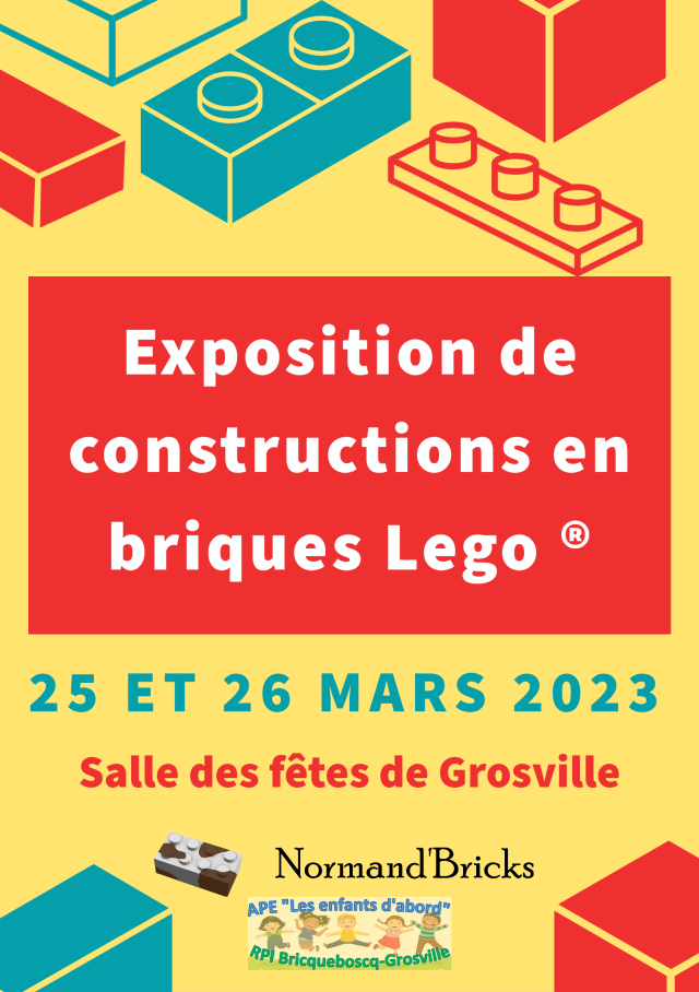 Exposition LEGO Expo LEGO Grosville 2023 à Grosville (50340)