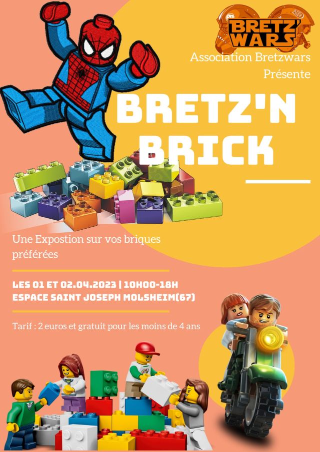 Exposition LEGO Expo LEGO Bretz'n Brick 2023 à Molsheim (67120)