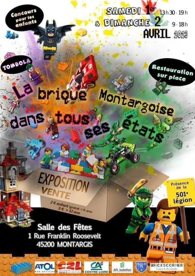 Exposition LEGO Expo LEGO La Brique Montargoise 2023 à Montargis (45200)