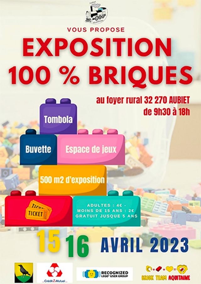 Exposition LEGO Expo LEGO Aubiet 2023 à Aubiet (32270) Exposition LEGO Expo LEGO Aubiet 2023 à Aubiet (32270)