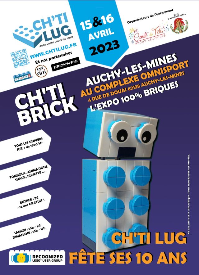 Exposition LEGO Expo LEGO Ch'ti Brick Auchy-les-Mines 2023 à Auchy-les-Mines (62138)