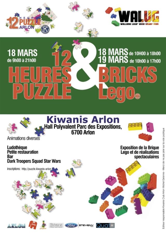 Exposition LEGO Expo LEGO & Puzzle Arlon 2023 à Arlon (6700)