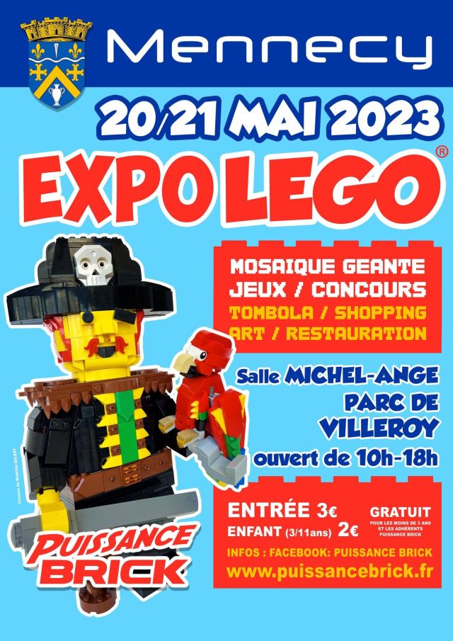 Exposition LEGO Expo LEGO Mennecy 2023 à Mennecy (91540) Exposition LEGO Expo LEGO Mennecy 2023 à Mennecy (91540)