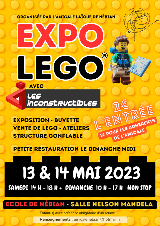 Exposition LEGO Expo LEGO Nébian 2023 à Nébian (34800) Exposition LEGO Expo LEGO Nébian 2023 à Nébian (34800)